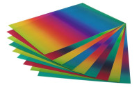 Folia Transparentpapier Regenbogen Mehrfarbig