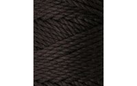 lalana Wolle Makramee Rope 3 mm, 330 g, Dunkelbraun