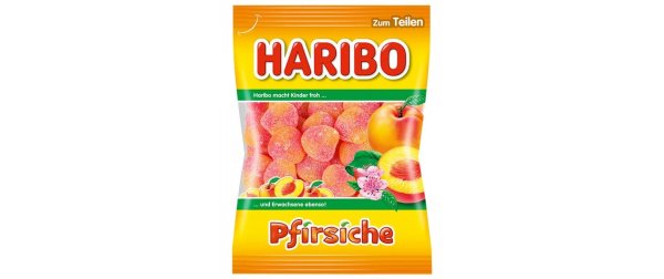 Haribo Gummibonbons Pfirsiche 175 g