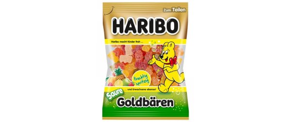 Haribo Gummibonbons Saure Goldbären 175 g