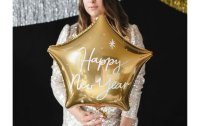 Partydeco Folienballon Happy New Year Gold, 38 x 44 cm, 1...