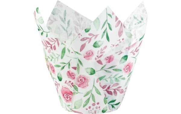 Demmler Muffin Backform Tulip Wraps Rose 24 Stück