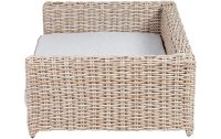 greemotion PET Hunde-Sofa Rattan-Optik, Beige, Grösse M