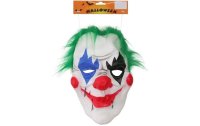 Amscan Maske Halloween Clownsmaske bunt, aus Latex