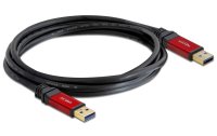 Delock USB 3.0-Kabel Premium USB A - USB A 2 m