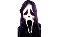 Amscan Maske Halloween Screammaske mit Tuch, Gummi
