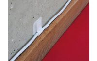 Label-the-cable Klettkabelhalter WALL STRAPS 3 x 9 cm Weiss, 50 Stück