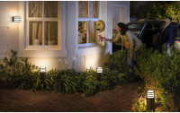 Philips Hue White Outdoor Lucca Wandleuchte Anthrazit