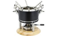 Kadastar Fleischfondue-Set Deer Deluxe 9 Teile, Schwarz