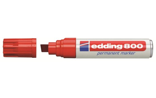 edding Permanent-Marker 800 5 Stück, Rot
