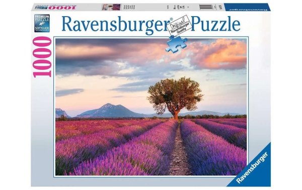 Ravensburger Puzzle Lavendelfeld in der goldenen Stunde