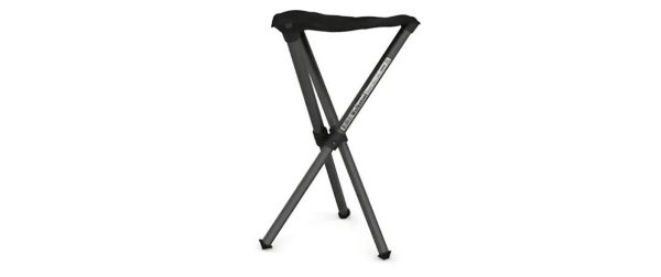 Walkstool Dreibeinhocker Basic 50 cm Grau/Schwarz