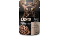 Leonardo Cat Food Nassfutter Kalb & Pulled Beef, 70 g
