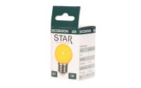Star Trading Partylampe LED Mini Globe 1.2W E27 Gelb