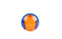 GiGwi Hunde-Spielzeug Ball Squeaker, Blau/Orange und Rot/Violett