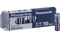 Panasonic Batterie Alkaline Powerline Industrial AA 10...