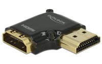 Delock Adapter High Speed Ethernet 4K 90° HDMI - HDMI