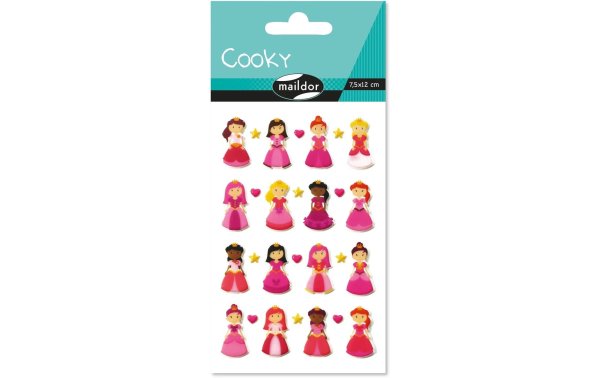 Clairefontaine Motivsticker Cooky Prinzessin 1 Bogen