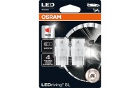 OSRAM Signallampen LEDriving SL W21W W3x16d Red Motorrad/PKW