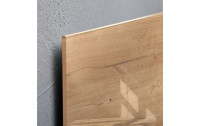 Sigel Magnethaftendes Glassboard Artverum 130 x 55 cm, Holz-Optik