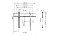 Vogels Wandhalterung PFW6800 Schwarz