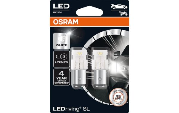 OSRAM LEDriving SL P21/5W BAY15d White Motorrad/PKW