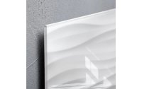 Sigel Magnethaftendes Glassboard Artverum 48 x 48 cm, White-K