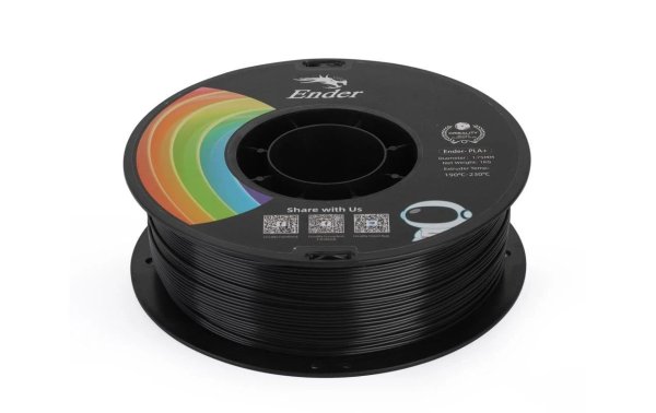 Creality Filament PLA+ Schwarz, 1.75 mm, 1 kg