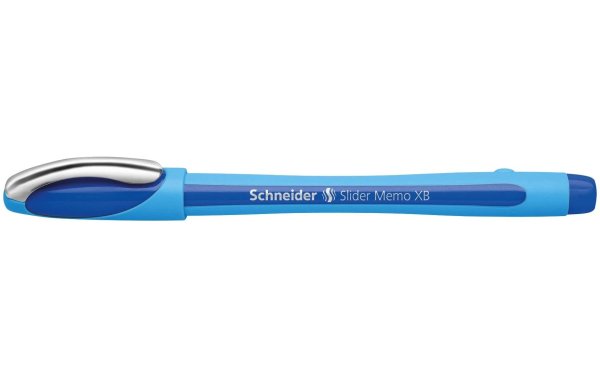 Schneider Kugelschreiber Slider Memo Blau/Hellblau, 1 Stück