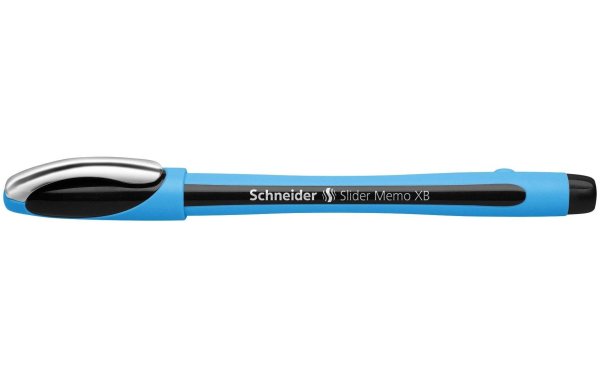 Schneider Kugelschreiber Slider Memo Blau/Schwarz, 1 Stück