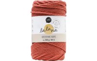lalana Wolle Makramee Rope 3 mm, 330 g, Rostbraun