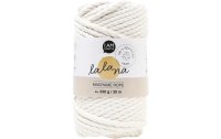 lalana Wolle Makramee Rope 5 mm, 330 g, Crème