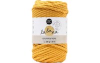 lalana Wolle Makramee Rope 5 mm, 330 g, Senfgelb