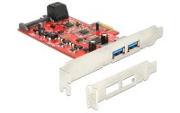 Delock Host Bus Adapter Controller PCI-Ex1- 2x SATA3, 2x...