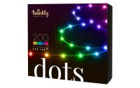 Twinkly LED Stripe Dots, 200 LEDs, 10 m, RGB, Schwarz