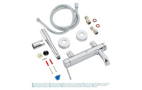 GROHE Badewannenarmatur Essence 1/2", Chrom, mit Handbrause