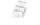 Sigel Karteikarten A7 (A4), 20 Blatt, 185 g, Weiss