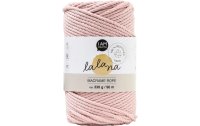 lalana Wolle Makramee Rope 3 mm, 330 g, Hellrosa