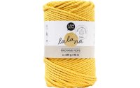 lalana Wolle Makramee Rope 3 mm, 330 g, Senfgelb