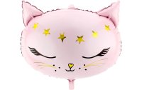 Partydeco Folienballon Cat Rosa