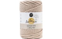 lalana Wolle Makramee Rope 3 mm, 330 g, Beige