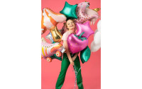 Partydeco Folienballon Rollschuh 74 x 51 cm, Mehrfarbig