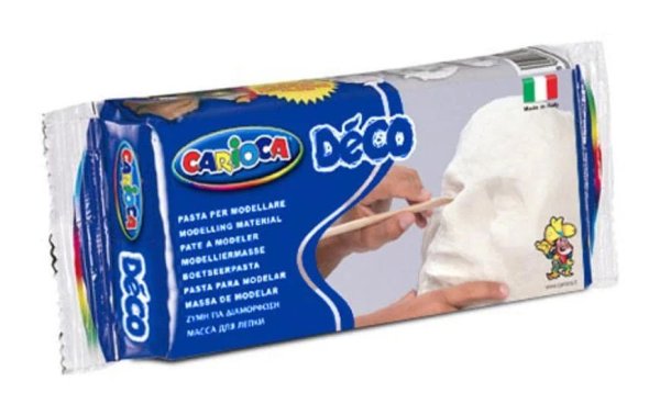 Carioca Modelliermasse Déco 500 g Weiss