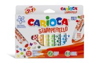 Carioca Stamperello 12 Stück, Mehrfarbig