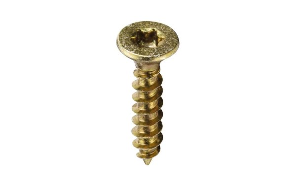 Krafter Spanplattenschrauben Senkkopf 3 x 20 mm Stahl, 25 Stück