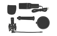 Delock Kondensatormikrofon USB für Gaming & Podcasting