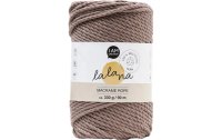 lalana Wolle Makramee Rope 3 mm, 330 g, Braun