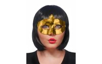 Partydeco Partyaccessoire Maske 8 x 24 cm, Gold