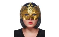 Partydeco Partyaccessoire Maske mit Ornament 8 x 24 cm, Gold
