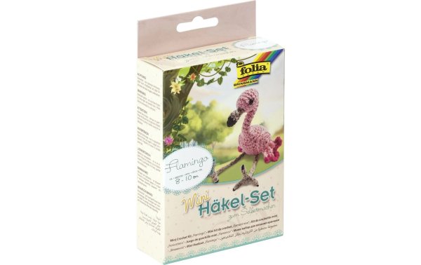 Folia Häkelset Mini Flamingo